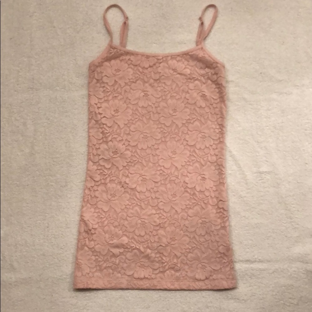 Solid Pink Flower Cami